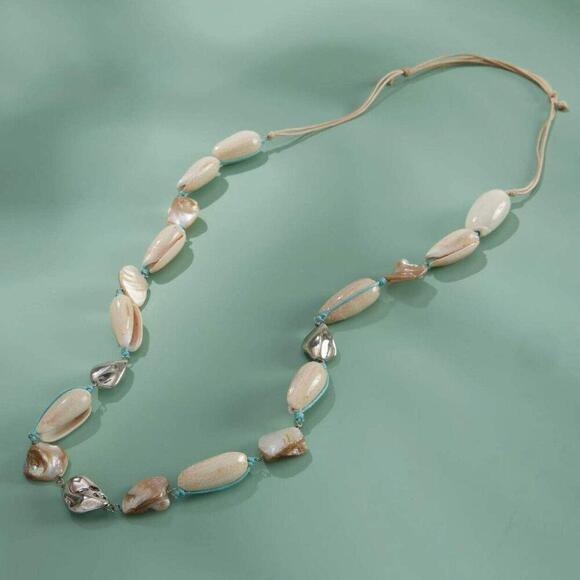 J.Jill Crashing Waves Shell Station Necklace - Picture 1 of 4
